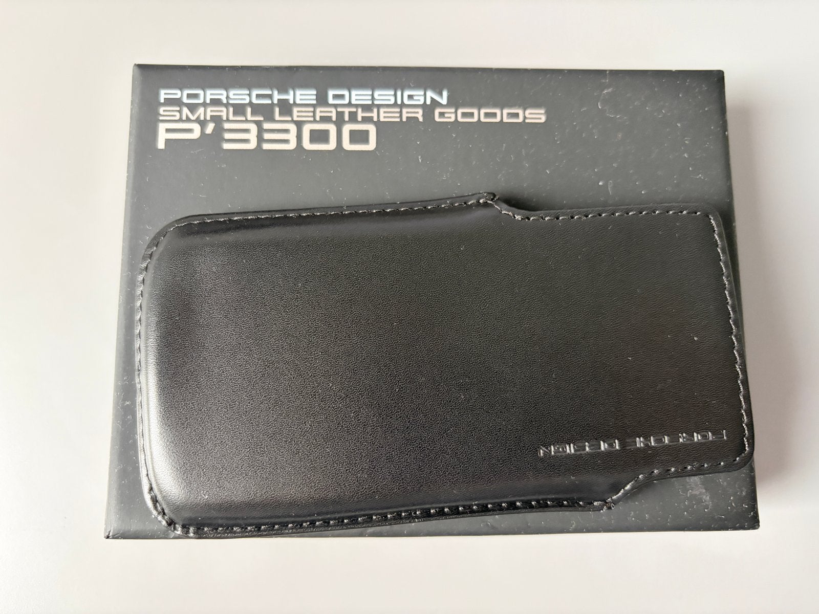 Porsche Design P'3300 Leren Hoesje voor iPhone 5 - Zwart, IPhone 5, Zwart, Overige merken, Hoesje of Tasje