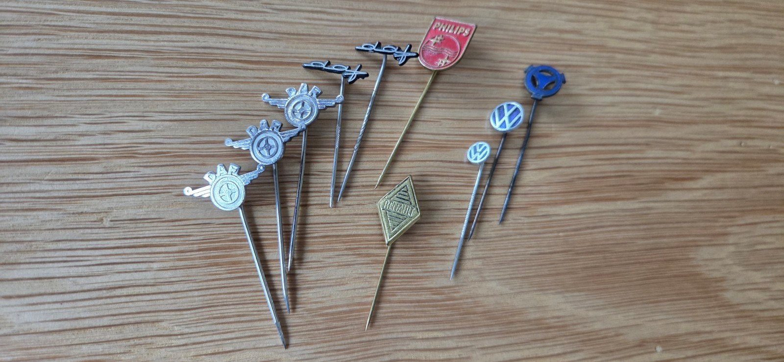 Vintage Speldjes Collectie: Philips, VW, en meer, Ophalen of Verzenden, Gebruikt, Merk