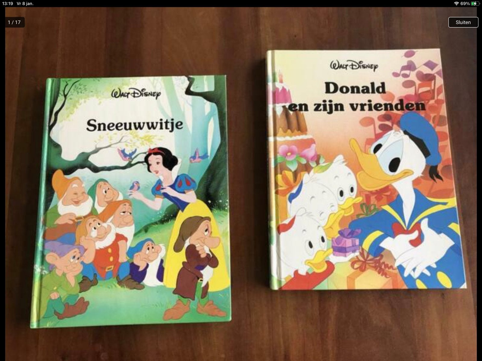 2 Sprookjesboeken Walt Disney., Boeken, Sprookjes en Fabels, Ophalen of Verzenden, Zo goed als nieuw
