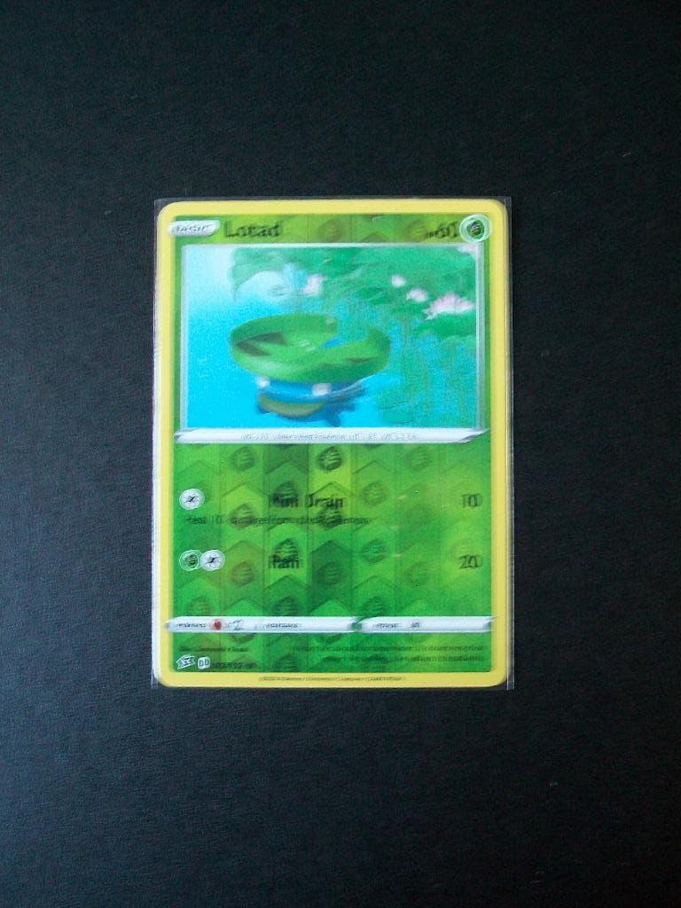 1820: nieuwe pokemonkaart holofoil LOTAD HP 60 (007/192), Verzenden, Nieuw, Losse kaart, Foil