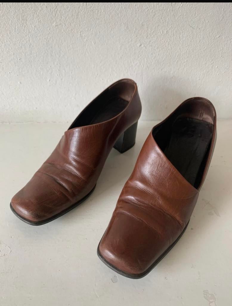 Mooie Manfield schoenen, Ophalen of Verzenden, Gedragen, Bruin, Schoenen met hoge hakken