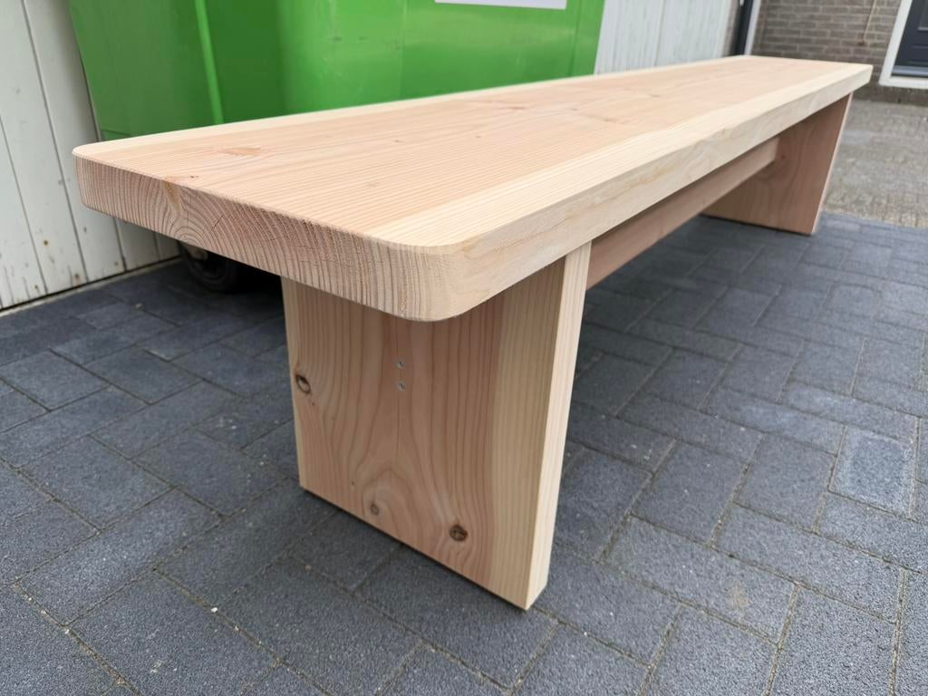 Mooie strakke tuinbanken - Douglas hout, Ophalen, Nieuw, Hout