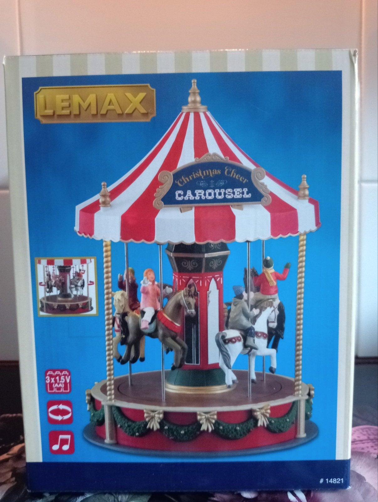 Lemax Carrousel voor kerstdorp, Diversen, Kerst, Ophalen of Verzenden, Nieuw