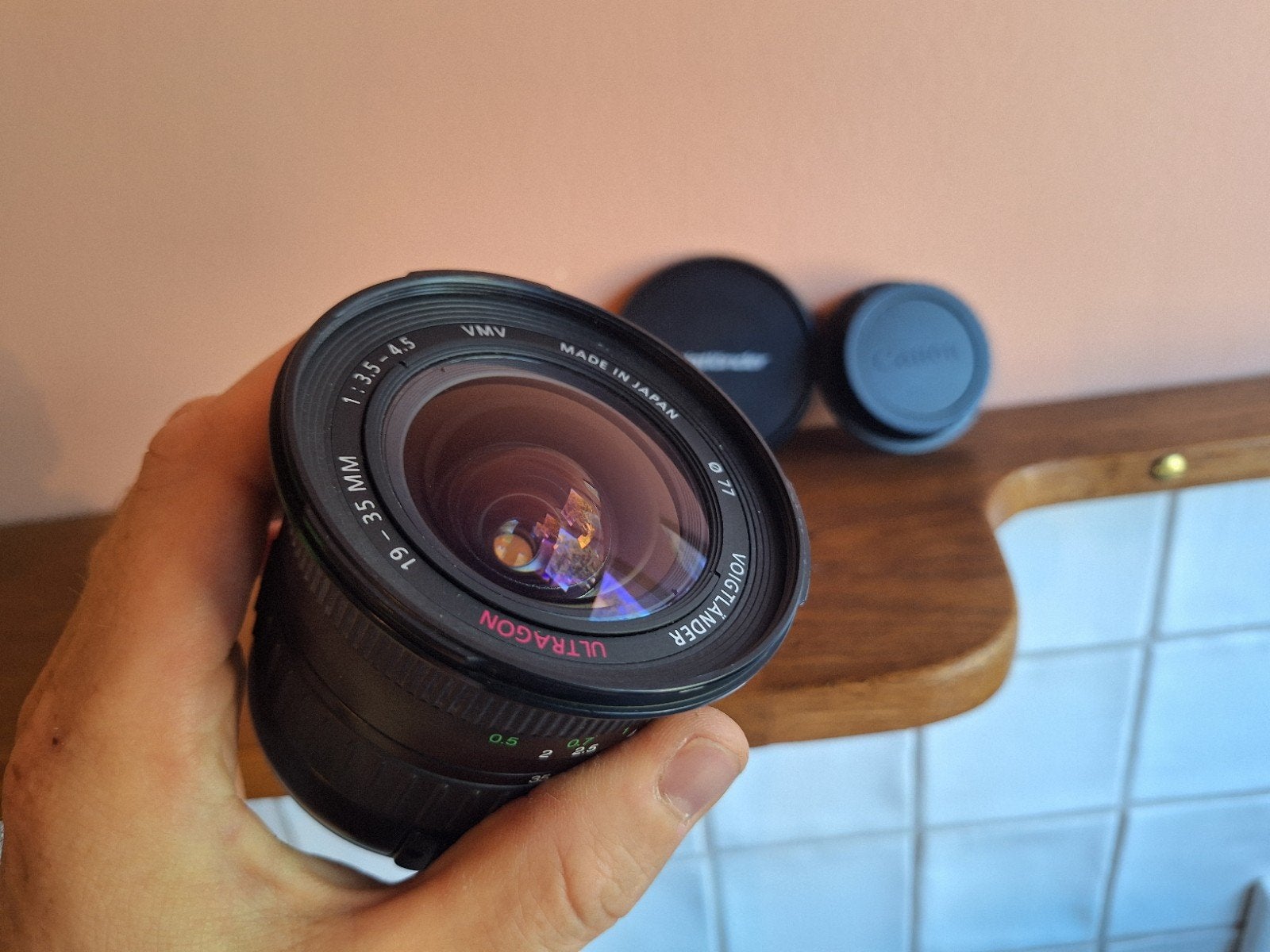 Canon Voigtlander 19-35 zoomlens, Ophalen of Verzenden, Voigtlander, Canon EF, Groothoeklens