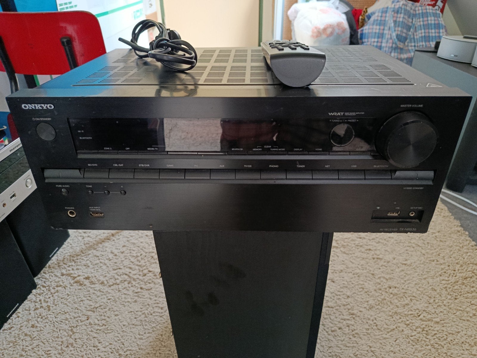 Onkyo TX-NR636 AV Receiver - Zo goed als nieuw, Ophalen of Verzenden, Zo goed als nieuw