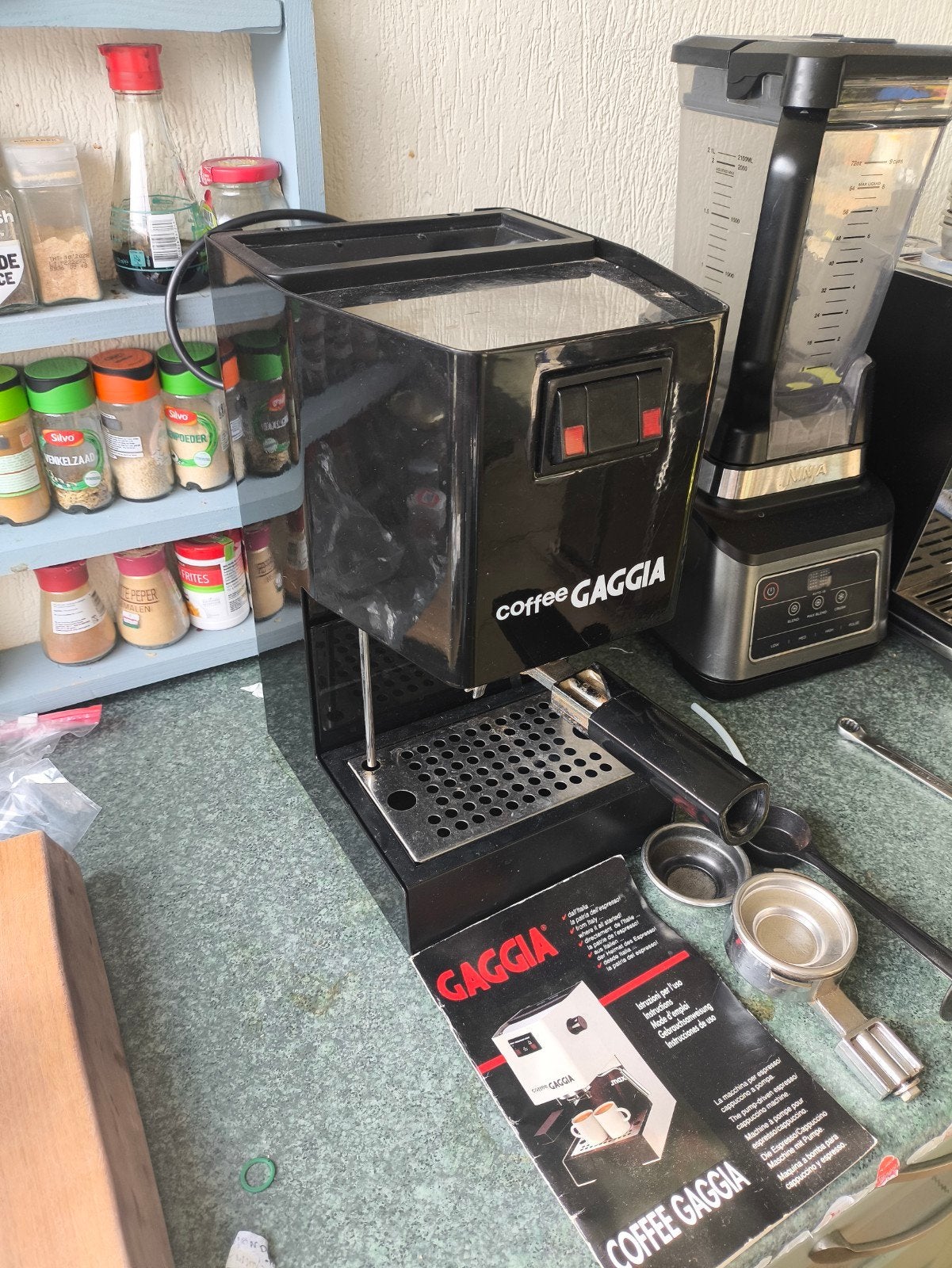 Gaggia coffee / gaggia classic zwart, Witgoed en Apparatuur, Koffiezetapparaten, Ophalen of Verzenden, Espresso apparaat
