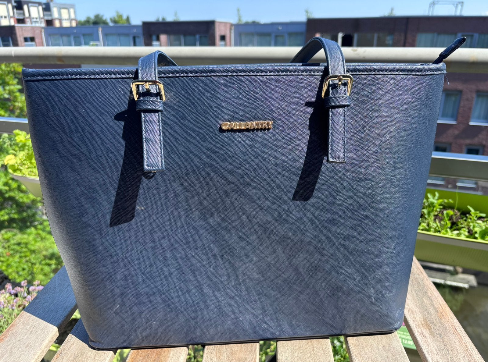 Gallantry handtas, Ophalen of Verzenden, Zo goed als nieuw, Blauw, Handtas