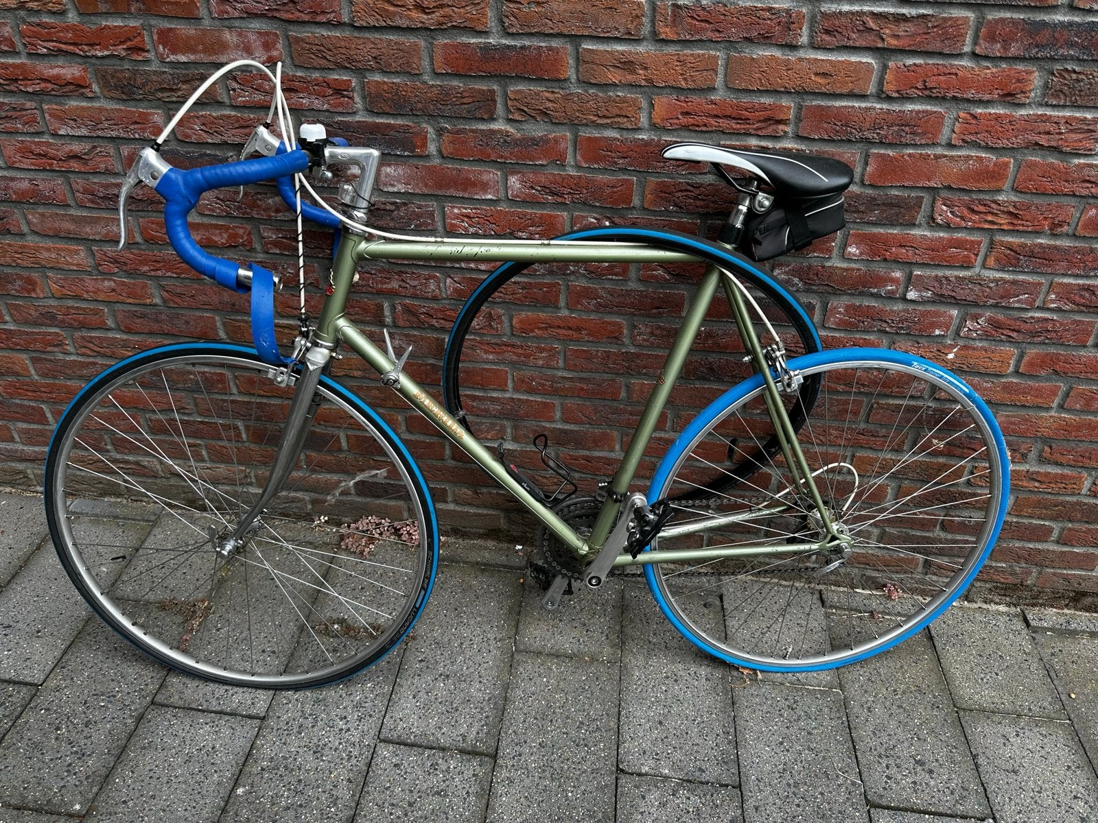 Vintage Merida racefiets - Groen, Gebruikt, Staal, 53 tot 57 cm, Ophalen