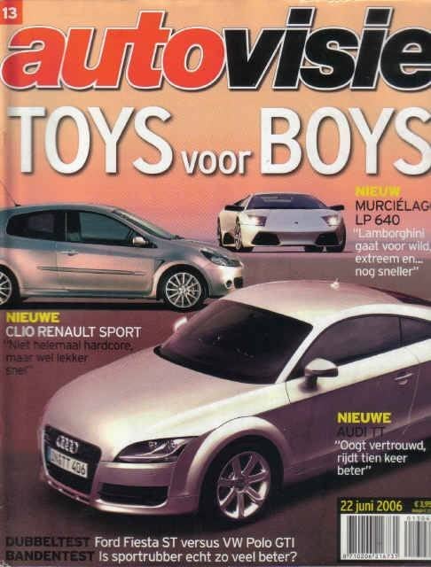 Autovisie 13 2006 : Ford Fiesta ST - VW Polo GTI - Renault, Boeken, Ophalen of Verzenden, Gelezen, Algemeen