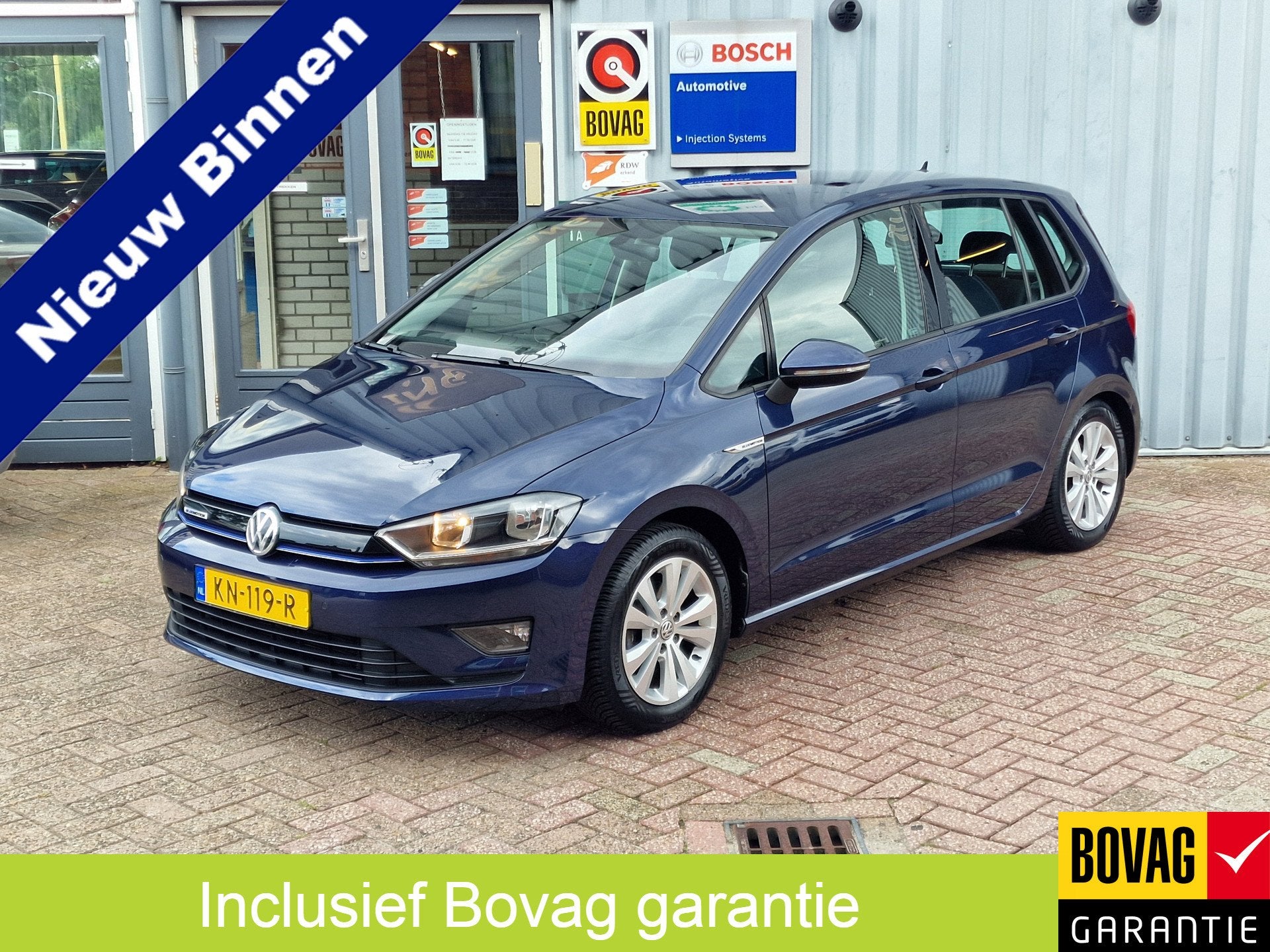Volkswagen Golf Sportsvan 1.0 TSI Comfortline. | TREKHAAK |, Auto's, Gebruikt, Euro 6, Blauw, Bedrijf