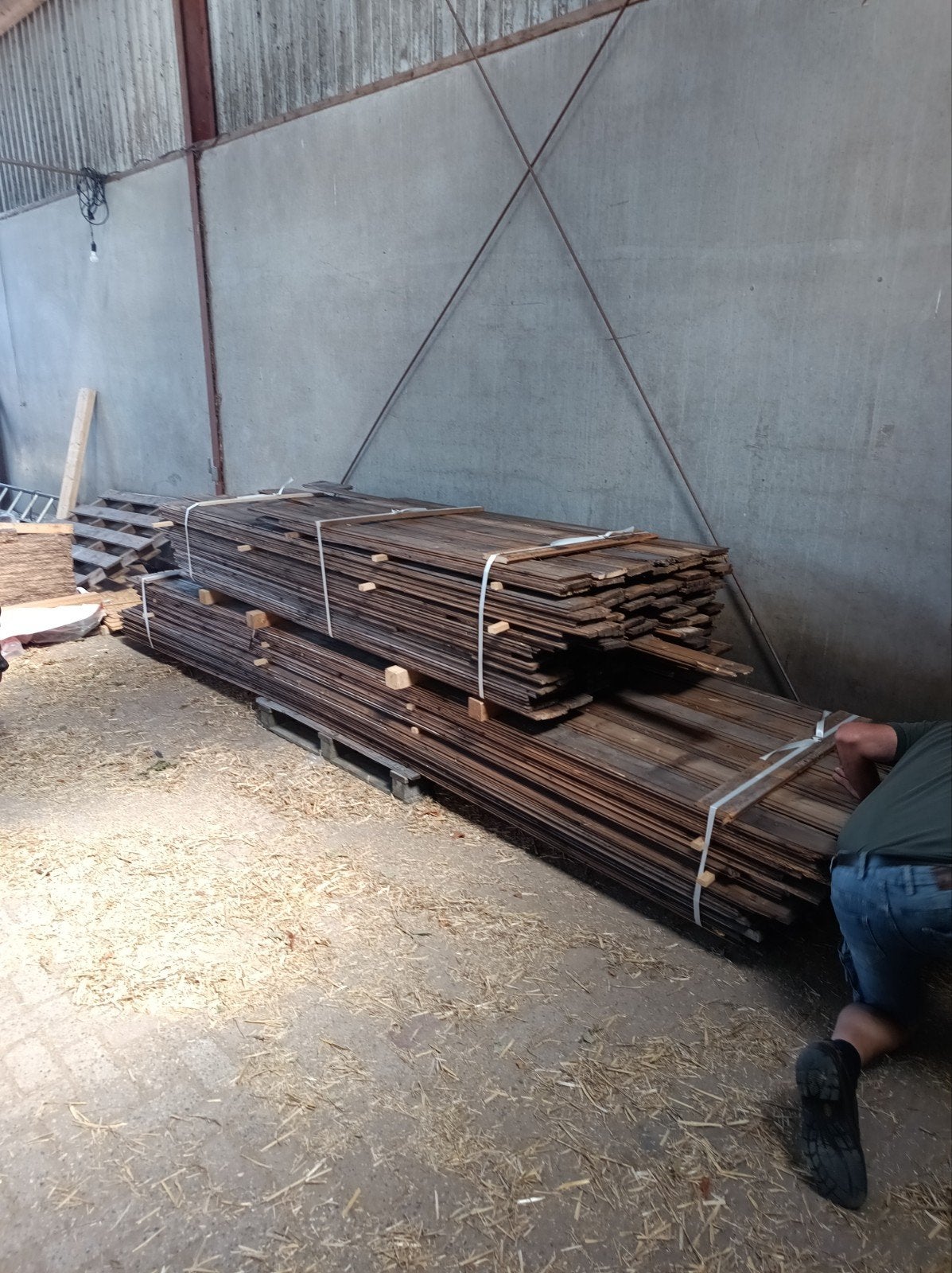 1000meter dakbeschot planken grenen, Ophalen of Verzenden