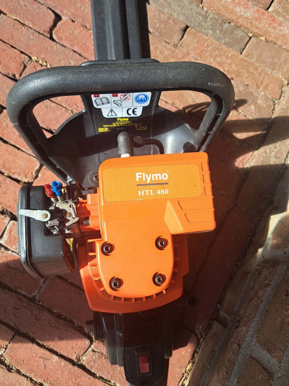 Flymo HTL480 Heggenschaar met 480cm mes., Tuin en Terras, Ophalen, Benzine