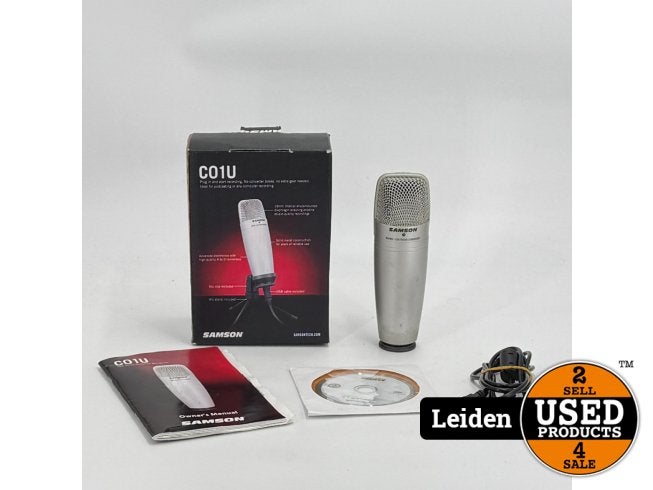 Samson C01U USB-studiomicrofoon, Samson, Zo goed als nieuw, Support@samson.com, 278-B Duffy Avenue
Hicksville, NY 11801
USA