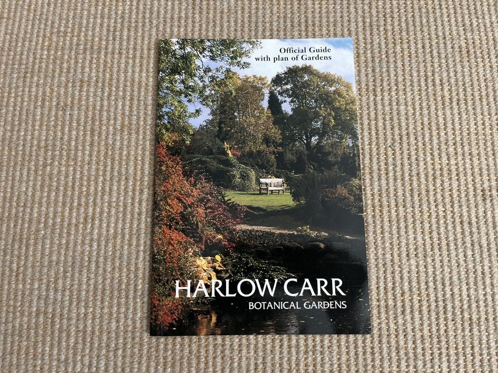 Harlow Carr Botanical Gardens | Engeland UK | 24 pagina, Boeken, Europa, Ophalen of Verzenden, Reisgids of -boek, Gelezen