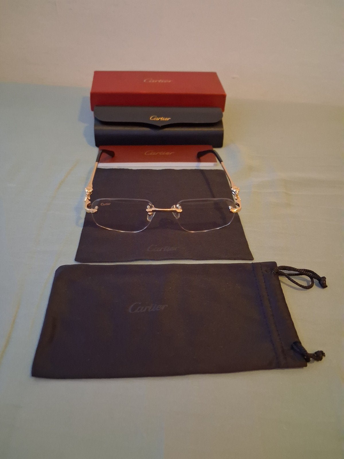 Cartier Zonnebril CT0281O 005 - Goudkleurig, Diamond Cut, Ophalen of Verzenden, Zo goed als nieuw, Zonnebril, Overige merken