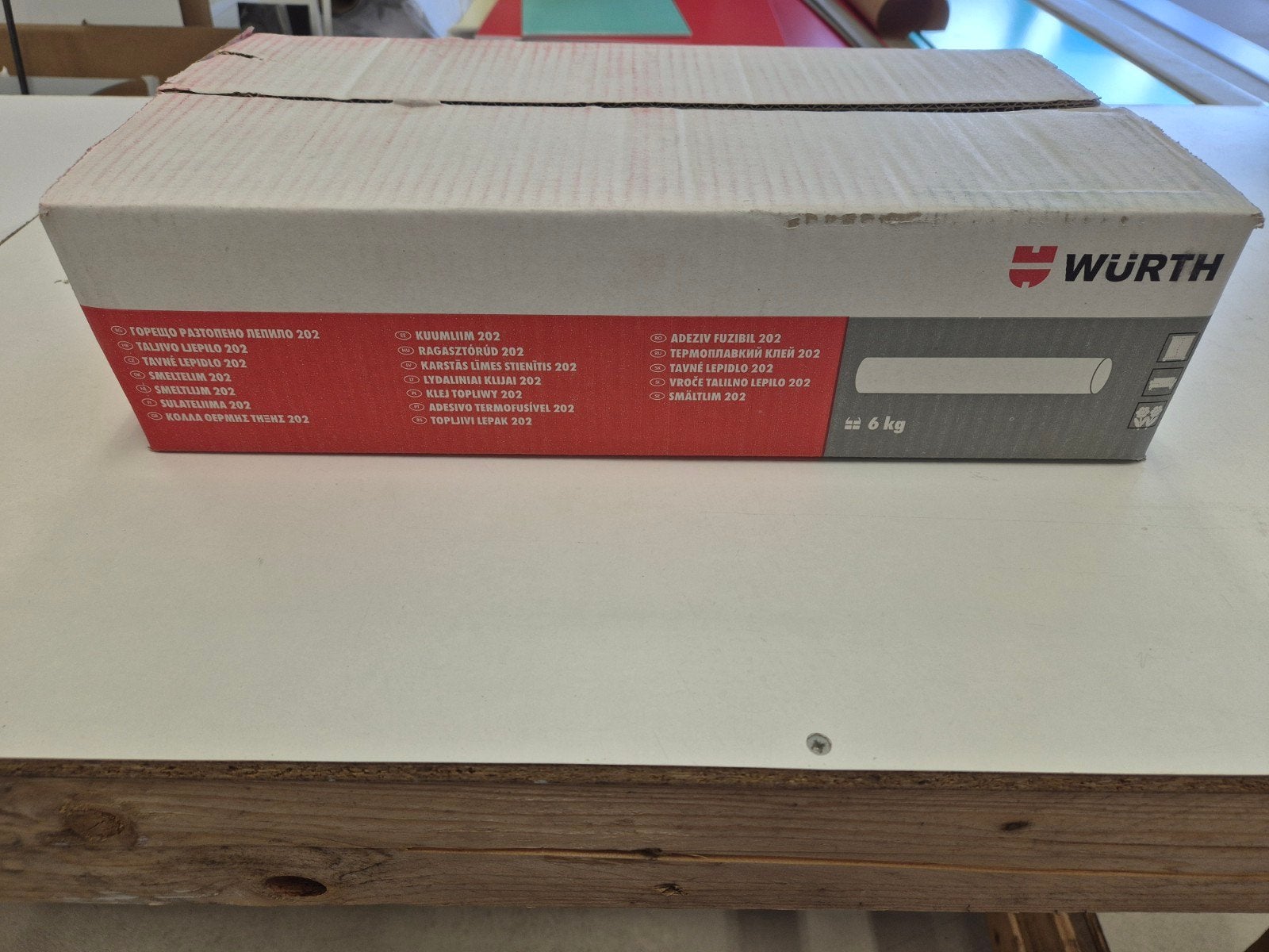 Wurth Smeltlijm 202 - 6 kg Hot Melt Adhesive, Ophalen of Verzenden, Nieuw, Overige typen, Overige merken