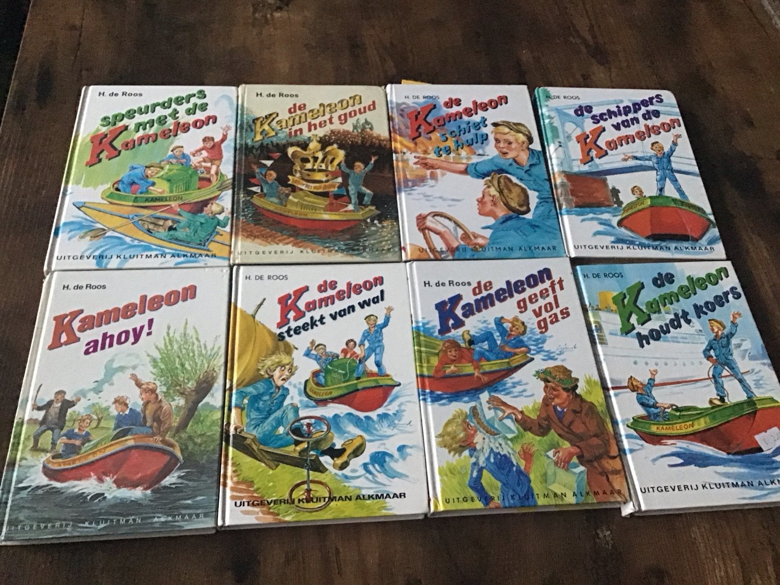 De Kameleon Boekenreeks - 8 delen van H. de Roos, Ophalen, Gelezen, Fictie algemeen