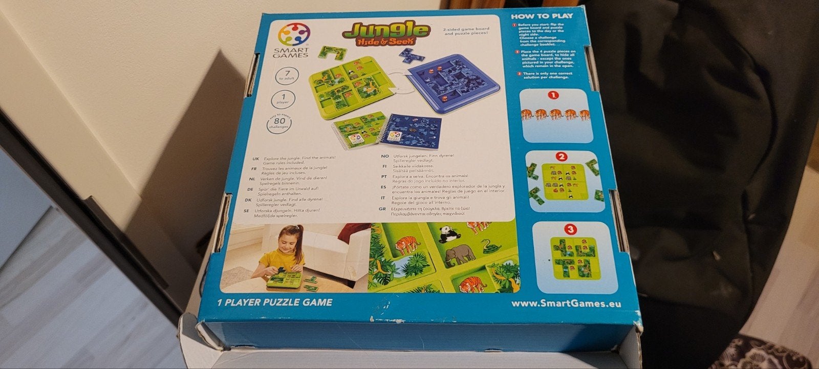 Jungle Hide and Seek spel, Een of twee spelers, Ophalen, Gebruikt, SmartGames