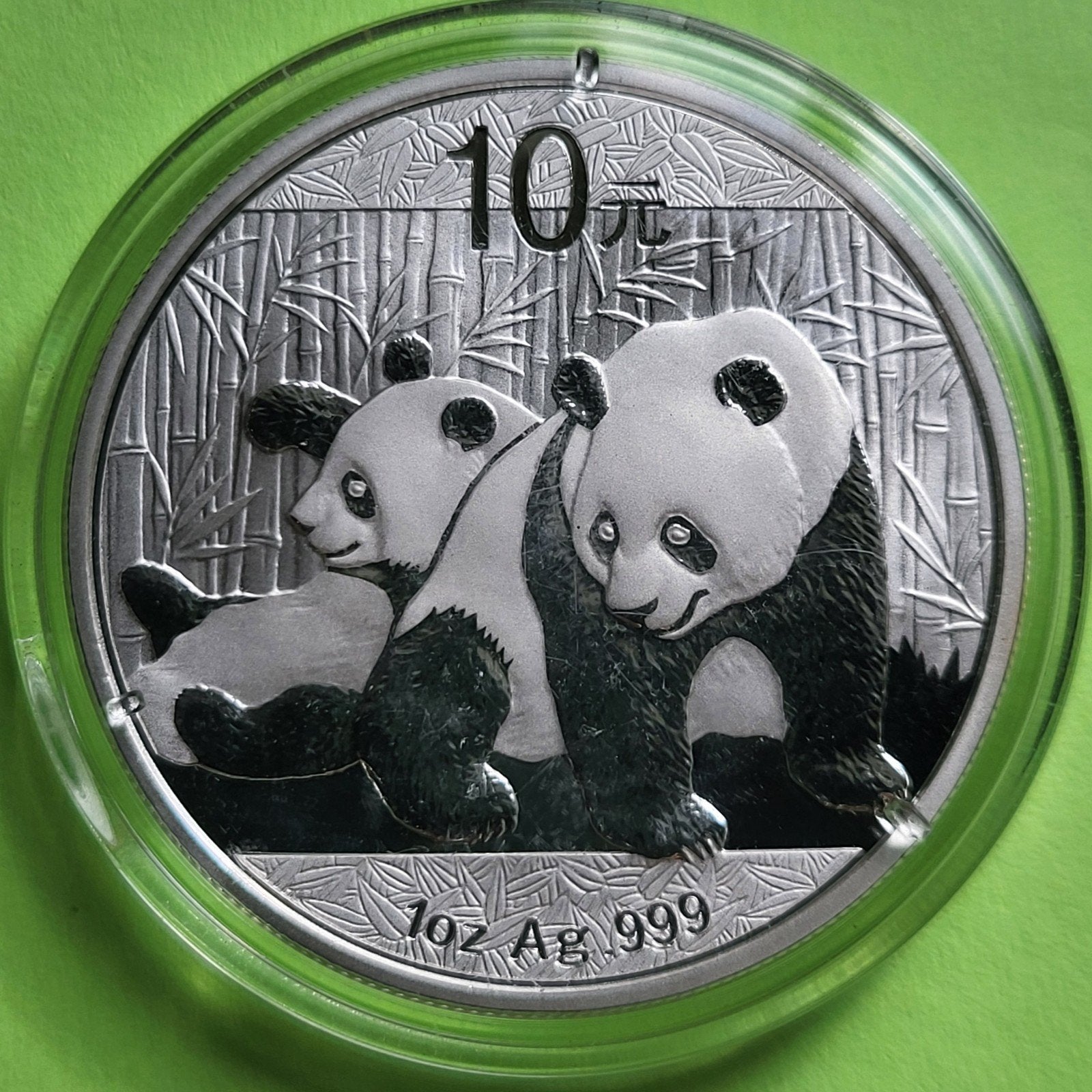 China Panda 2010 - 1 oz zilver, Verzenden, Zilver