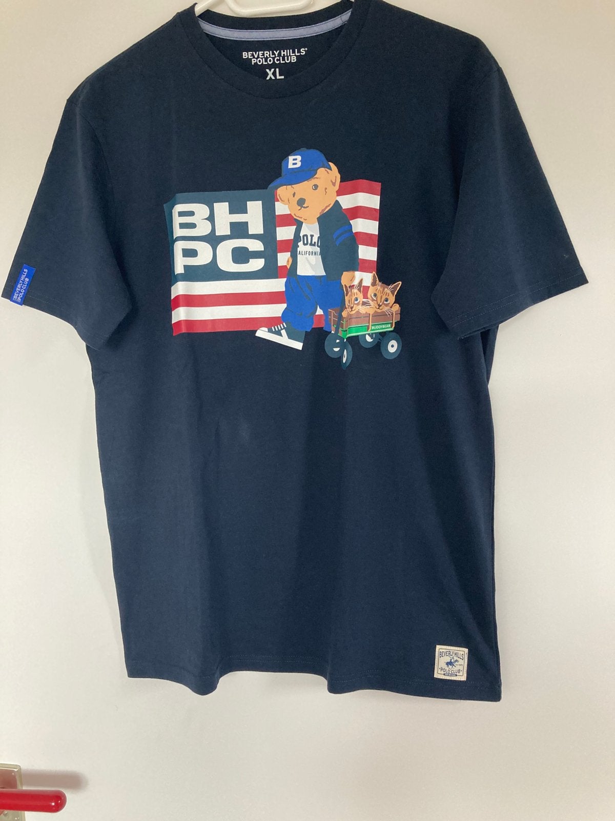 Nieuw donkerblauw Tshirt XL Beverly Hills Polo Club, Blauw, Maat 46/48 (XL) of groter, Ophalen of Verzenden, Zo goed als nieuw