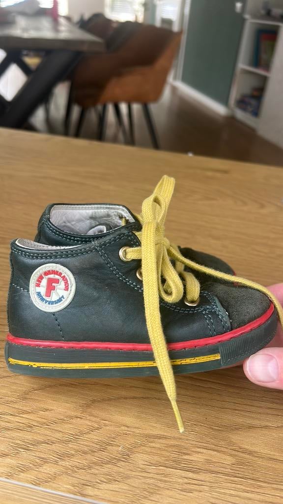 Falcotto schoenen maat 21 leer groen, Ophalen of Verzenden, Zo goed als nieuw, Jongen, Schoenen