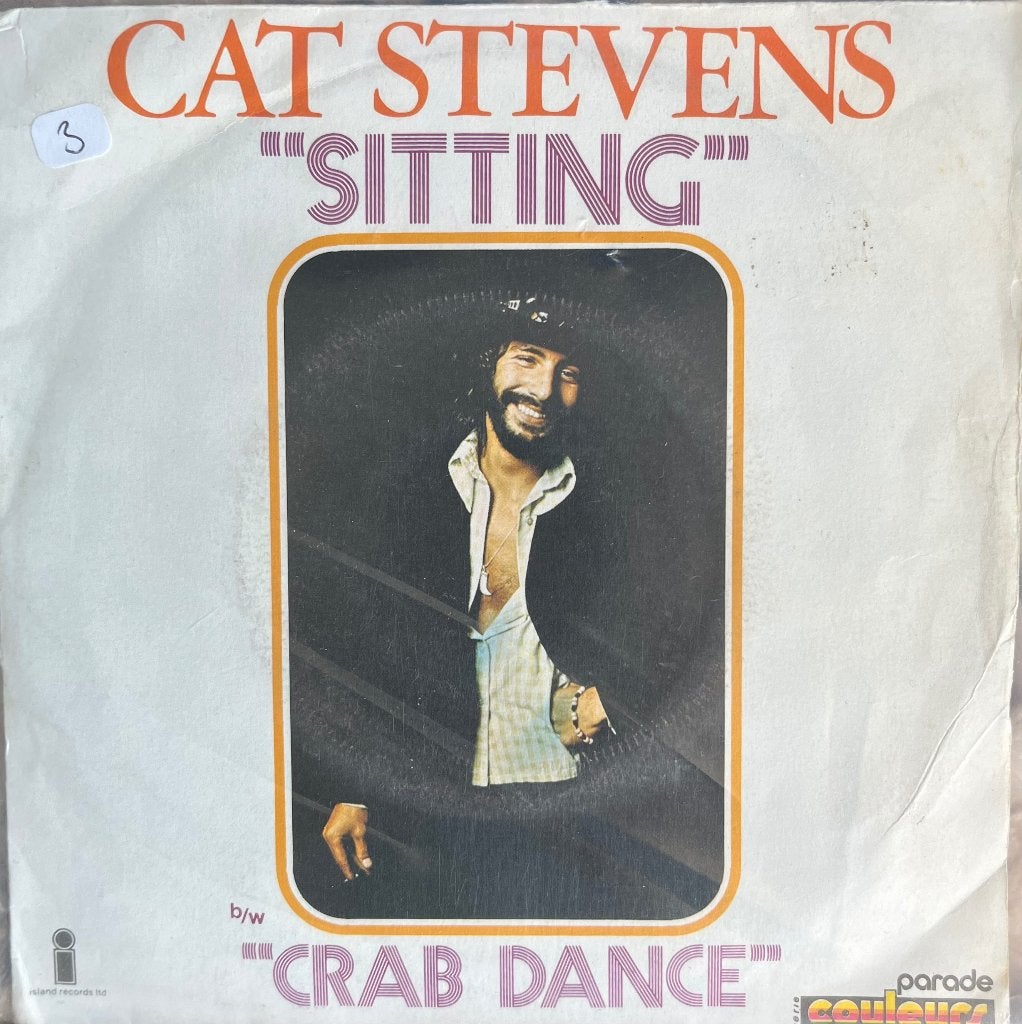 Cat Stevens. Sitting, Gebruikt, 7 inch, Ophalen of Verzenden, Fotohoes
