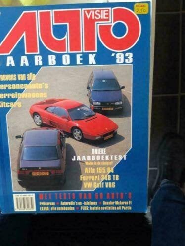 Auto Visie Jaarboek - Gegevens van alle auto's!, Boeken, Ophalen of Verzenden, Gelezen, Algemeen