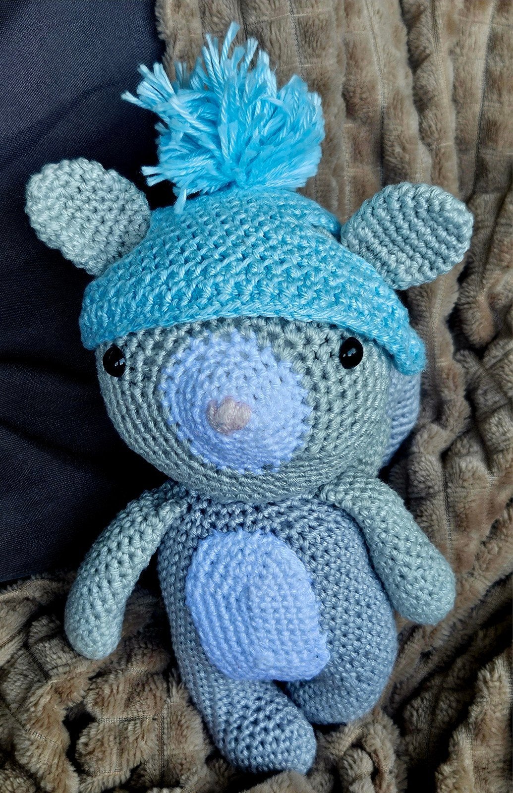 Gehaakte knuffel Walter de Eekhoorn, Overige merken, Overige typen, Grijs, Nieuw
