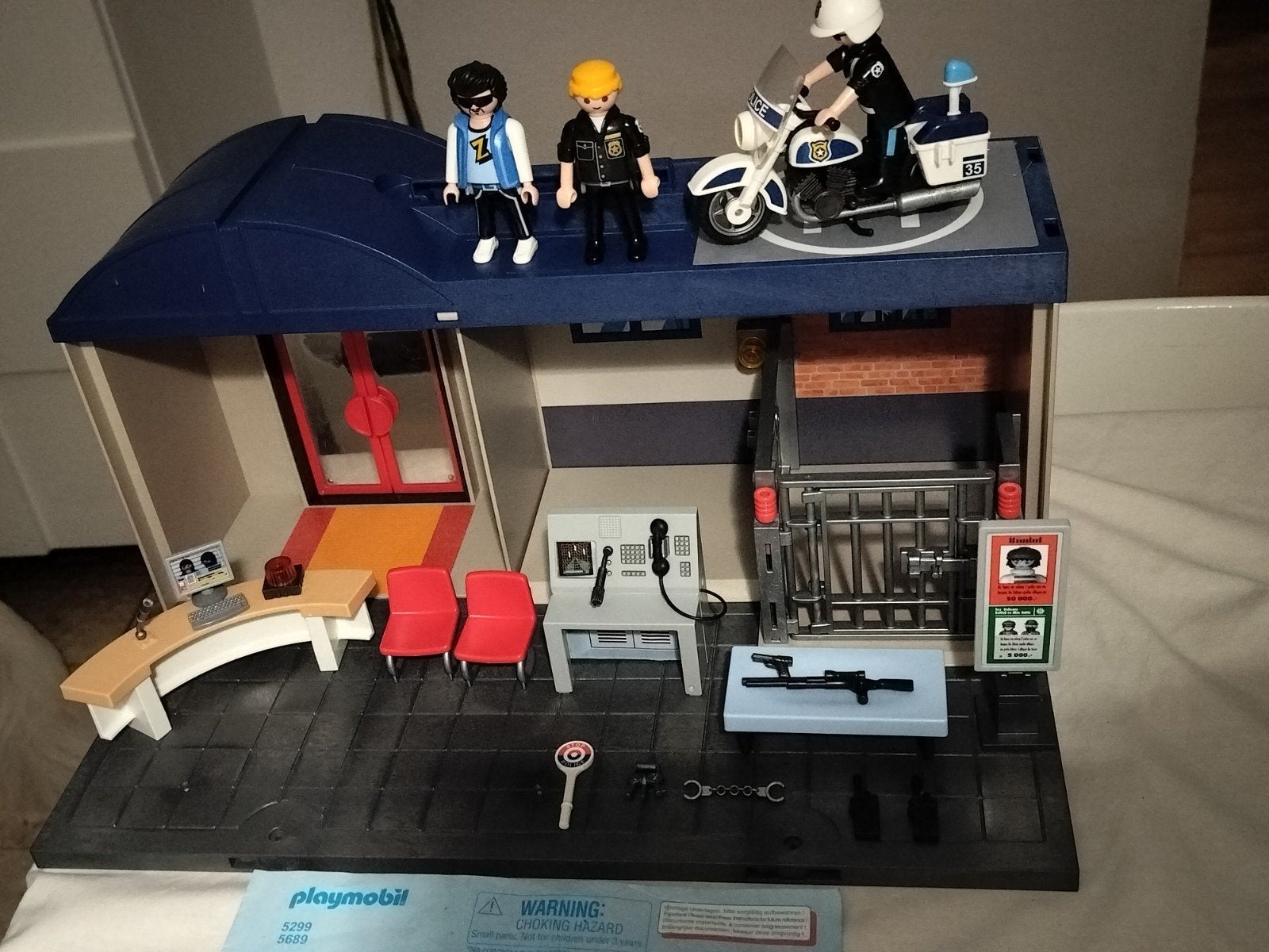 Playmobil Politiebureau met accessoires, Ophalen of Verzenden, Jongen of Meisje