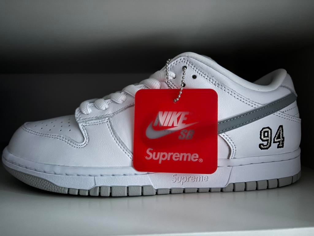 Te Koop: Nike SB Dunk Supreme White, Wit, Nieuw, Ophalen of Verzenden, Sneakers of Gympen