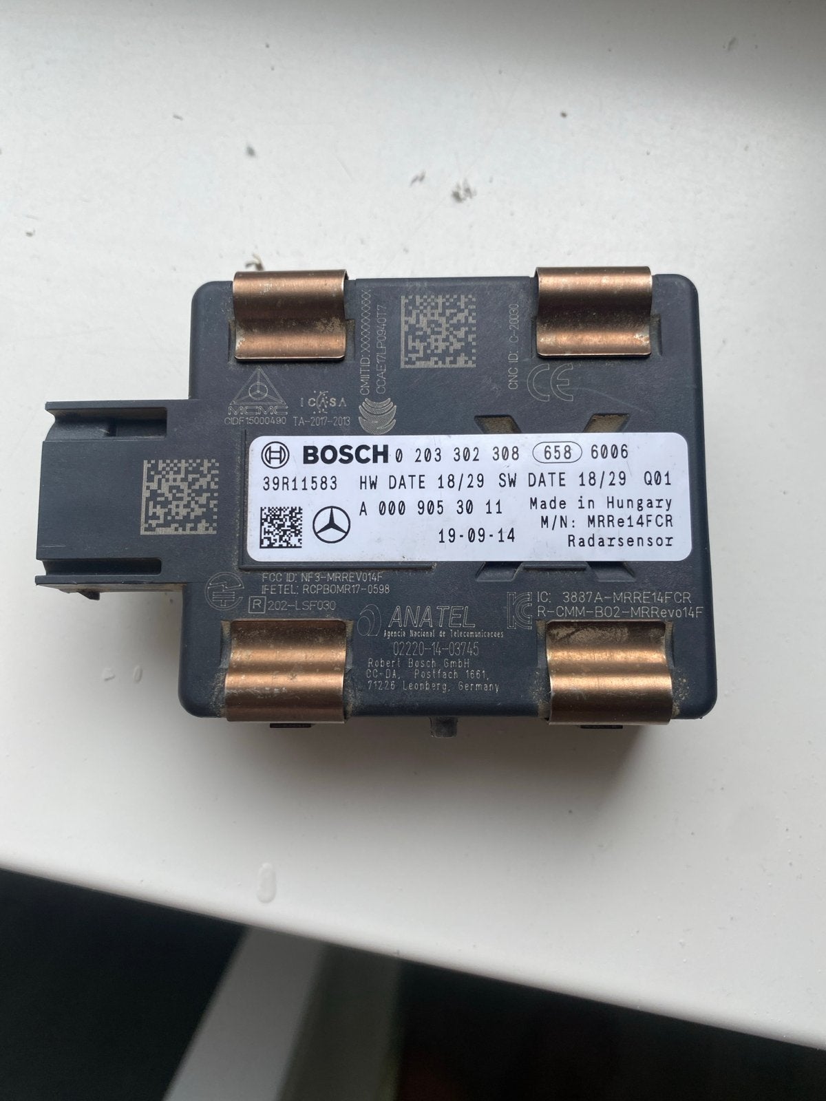 Bosch Radarsensor A 000 905 30 11 - Mercedes-Benz, Ophalen of Verzenden, Gebruikt, Mercedes-Benz