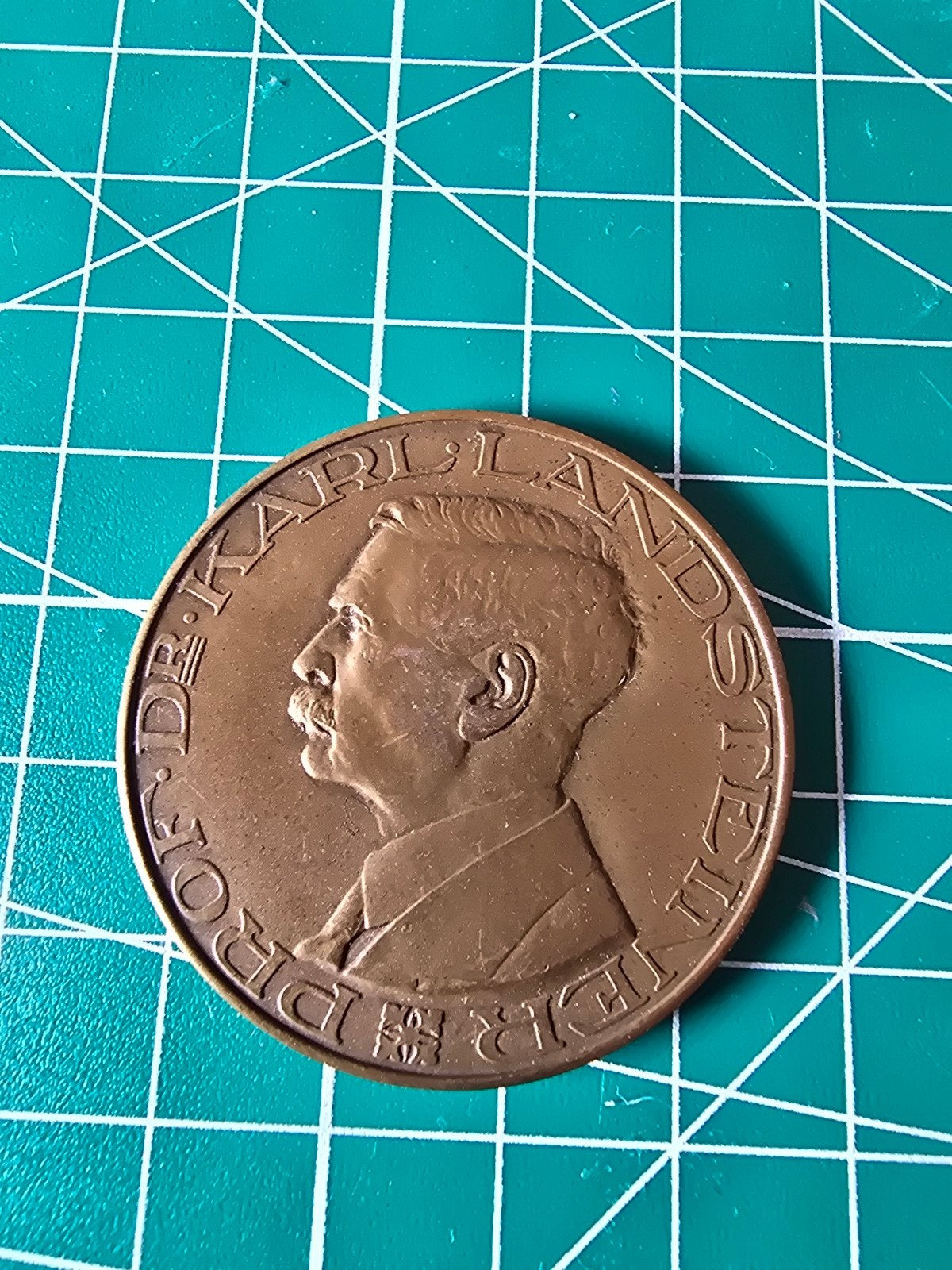 Medaille Karl Landsteiner Rode Kruis Bloedtransfusie, Ophalen of Verzenden