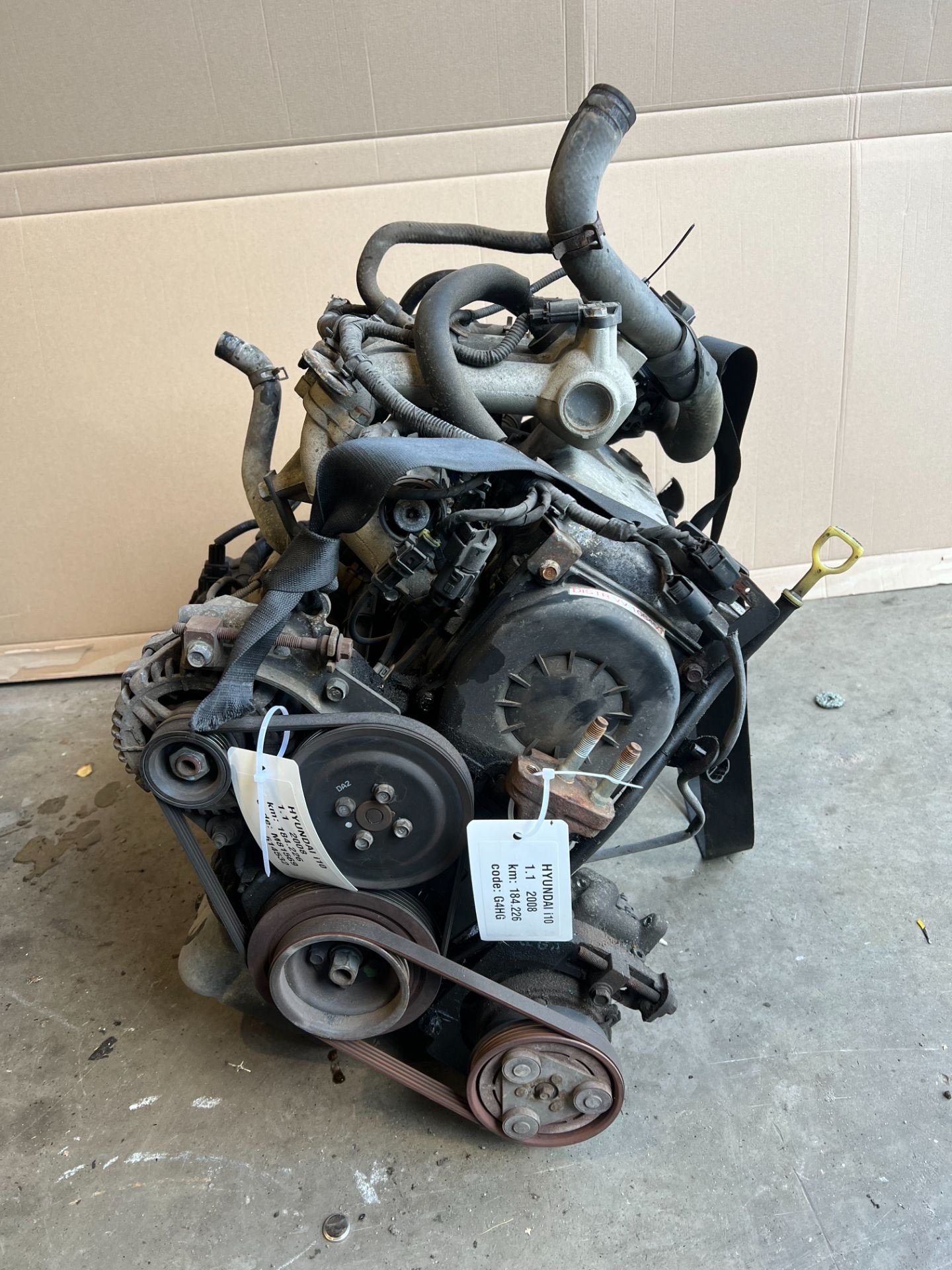 HYUNDAI I10 1.1 Motorblok motor G4HG ENGINE Moteur, Gebruikt, Heolleung-ro 12
06797  Seoul, Ophalen of Verzenden, Info@hyundai.com