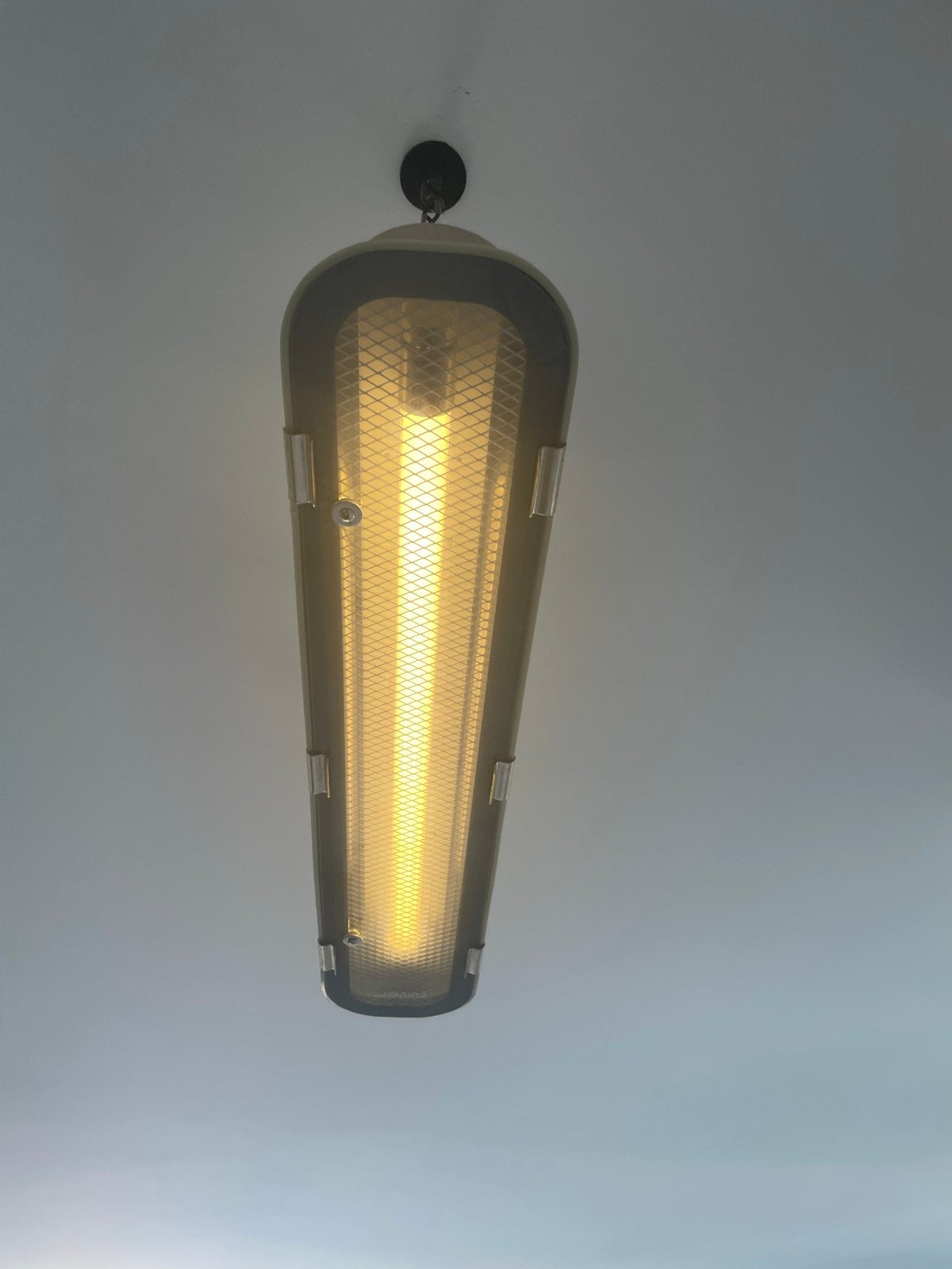 Industriële hanglamp Zuiver, vintage look, Ophalen, Gebruikt, Metaal, G13 (TL)