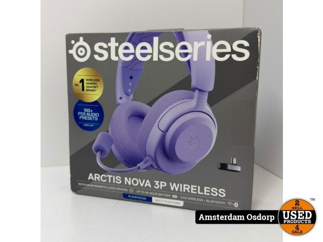 Steelseries Arctis Nova 3P Wireless Paars | Nieuw