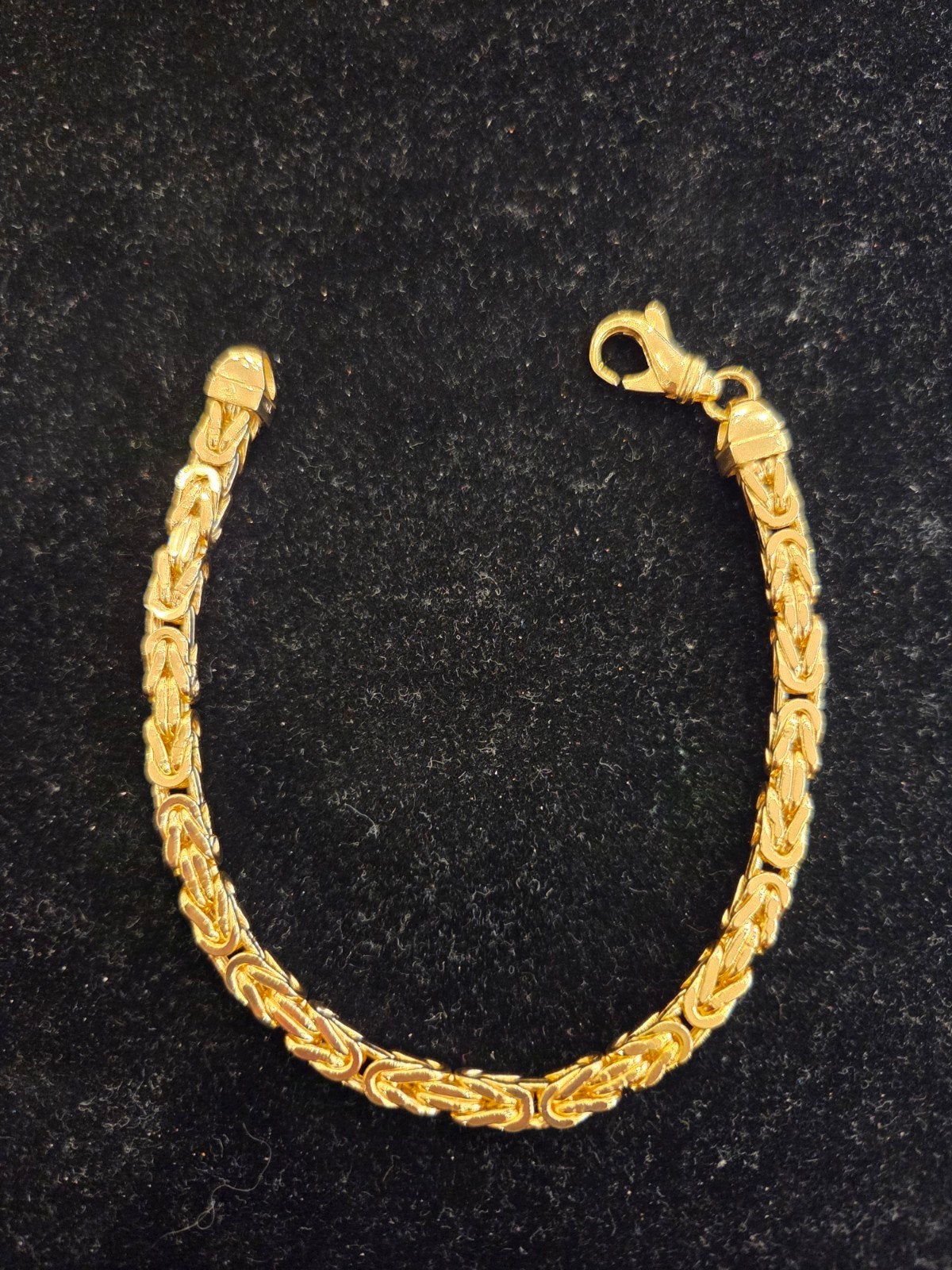 14 k gouden koningsarmband 18,9 gram, Sieraden, Tassen en Uiterlijk, Armbanden, Ophalen of Verzenden, Nieuw, Goud, Goud