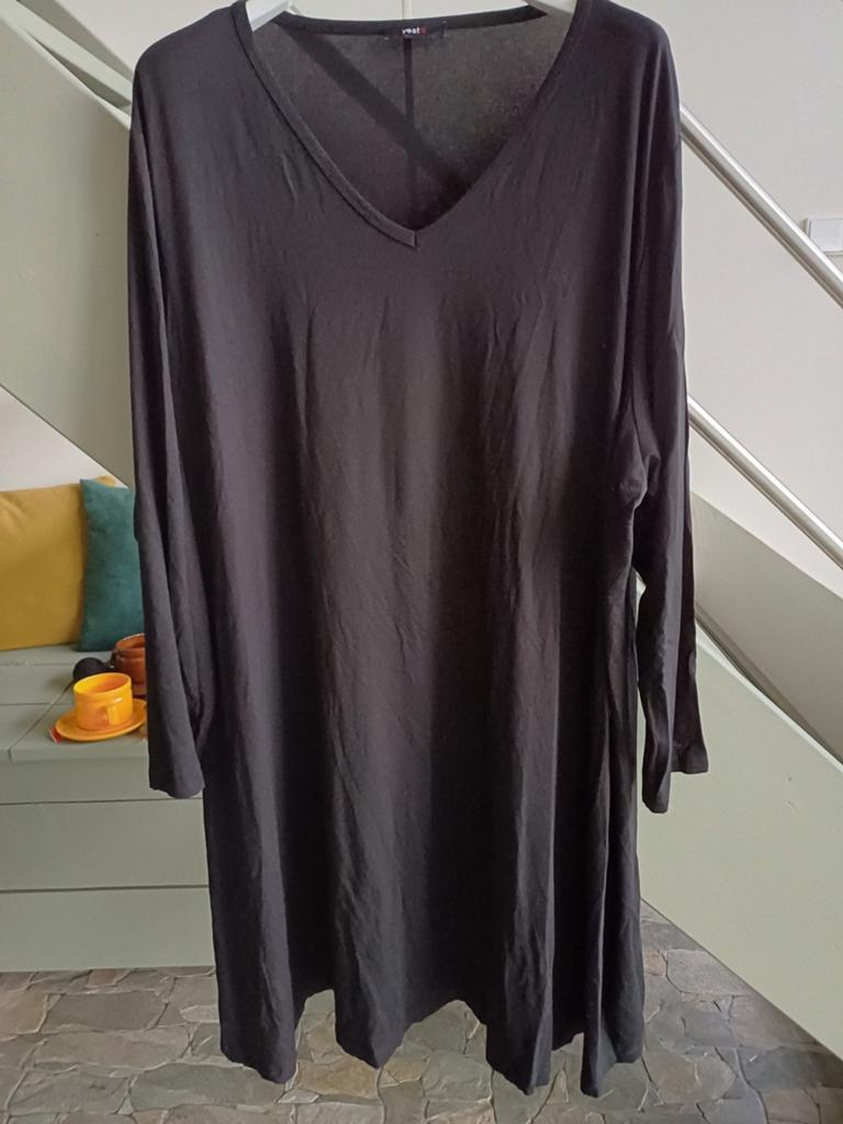 Yesta tuniek/jurk maat 5 58/60, Kleding | Dames, Grote Maten, Ophalen of Verzenden, Nieuw, Zwart, Jurk