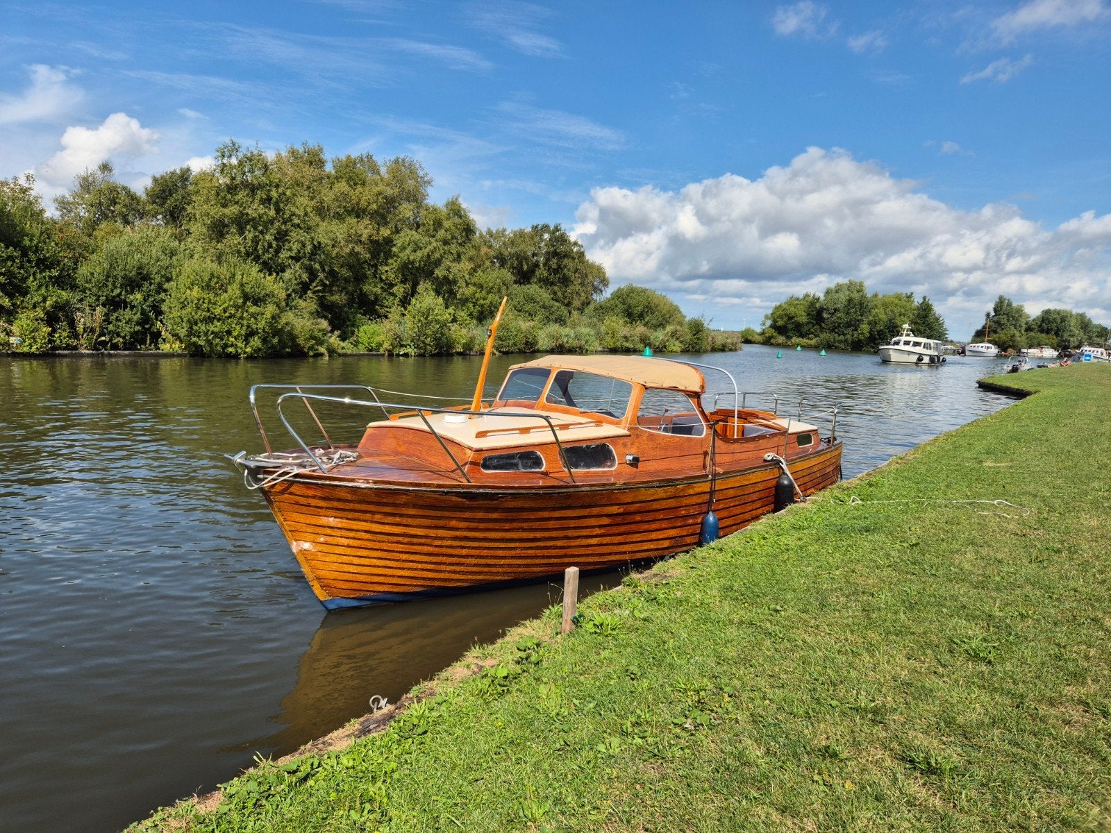 unieke zweedse houten pole-star boot., Watersport en Boten, Overige merken, Gebruikt, Kussenset, Hout