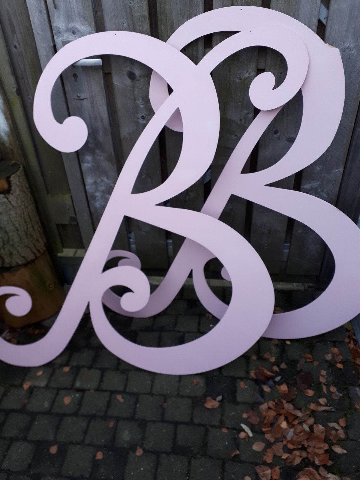 Houten snijwerk 2×/mega ornamenten/letters, Huis en Inrichting, Woonaccessoires | Wanddecoraties, Ophalen