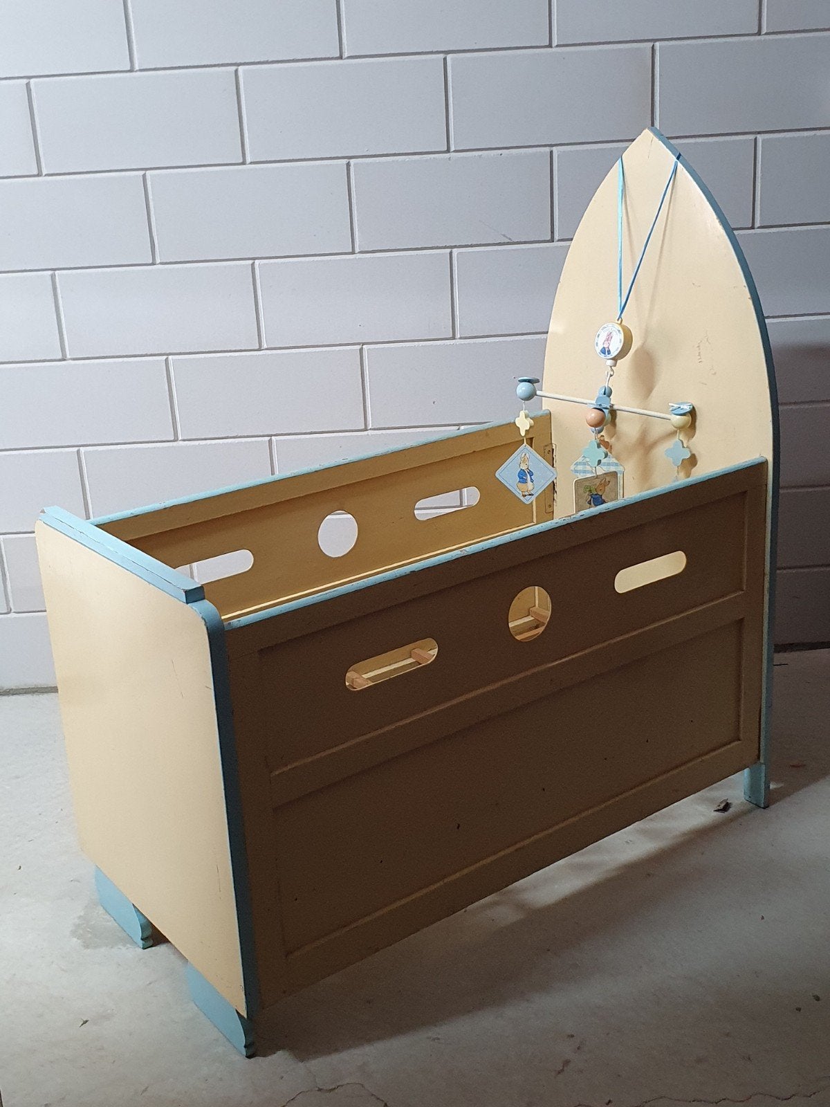 retro vintage kinderledikantje wiegje, Ophalen, Minder dan 140 cm, Minder dan 70 cm