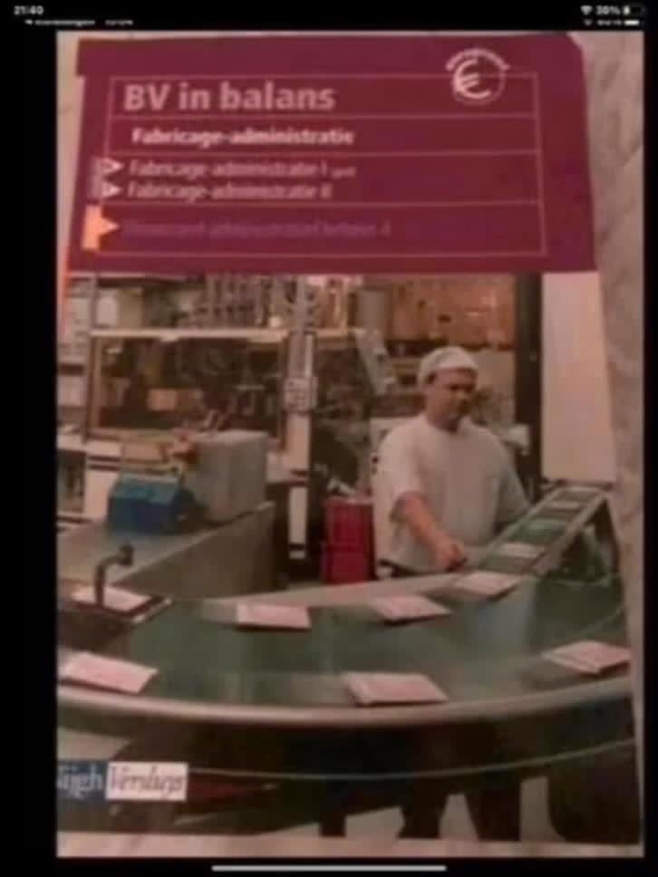 Bv in balans, Verzenden, Beta, Zo goed als nieuw, HBO