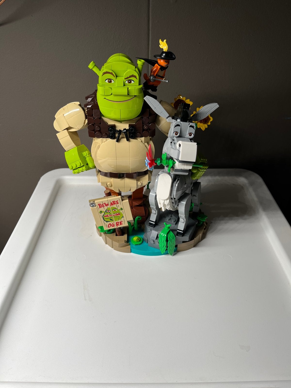 LEGO Ideas Shrek, Ezel en Gelaarsde Kat set 72423, Ophalen of Verzenden, Gebruikt, Overige merken
