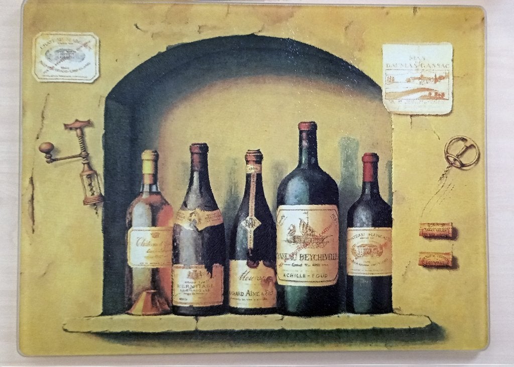 Vintage Fabrice de Villeneuve  "French Wines", Ophalen, Minder dan 50 cm, Zo goed als nieuw, Foto of Poster