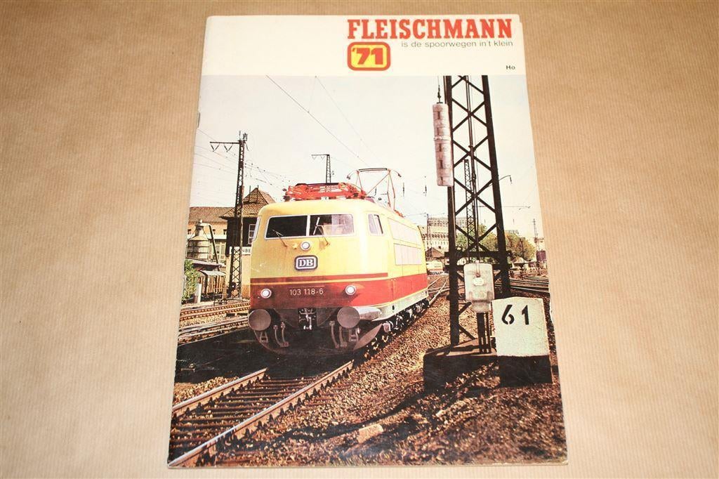 Catalogus Fleischmann HO 1971, Wisselstroom, Wagon, Ophalen of Verzenden, Zo goed als nieuw