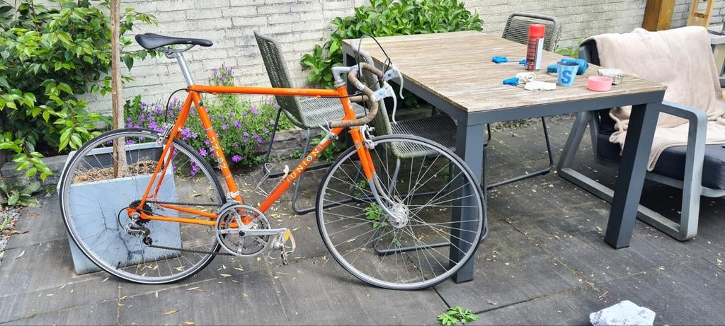Originele Union Sakai racefiets - Maat 57, Fietsen en Brommers, Fietsen | Racefietsen, 28 inch, Gebruikt, 57 tot 61 cm, Ophalen