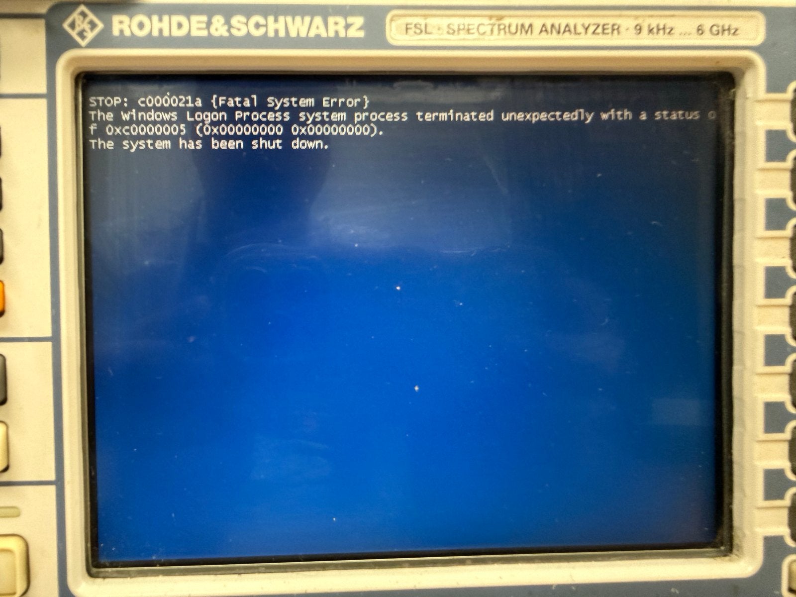 Rohde & Schwarz FSL Spectrum Analyzer - Defect, Telecommunicatie, Ophalen