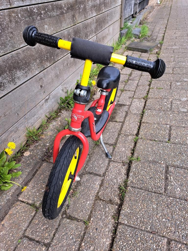 Puky Loopfiets Rood/Geel - Perfect voor de kleintjes!, Ophalen, Gebruikt, Loopfiets