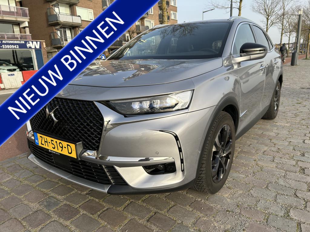 DS 7 Crossback 1.6 PureTech So Chic leer panodak automaat ap, Auto's, DS, 4 cilinders, Leder, SUV of Terreinwagen, 750 kg