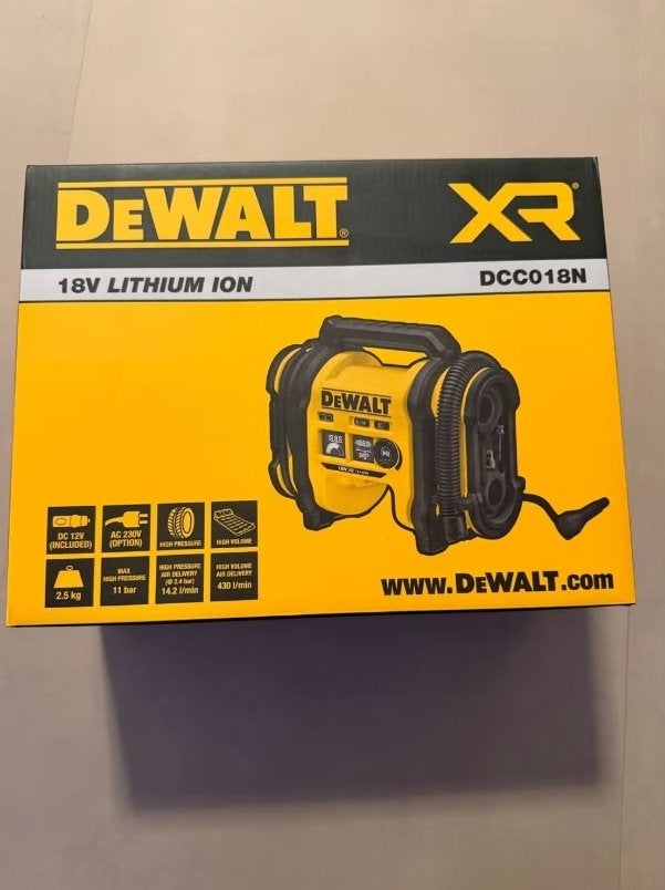 NIEUW Dewalt DCC018N 18V XR Accu Compressor - Nieuw in doos, Doe-het-zelf en Verbouw, Compressors, 10 bar of meer, Nieuw, Ophalen of Verzenden