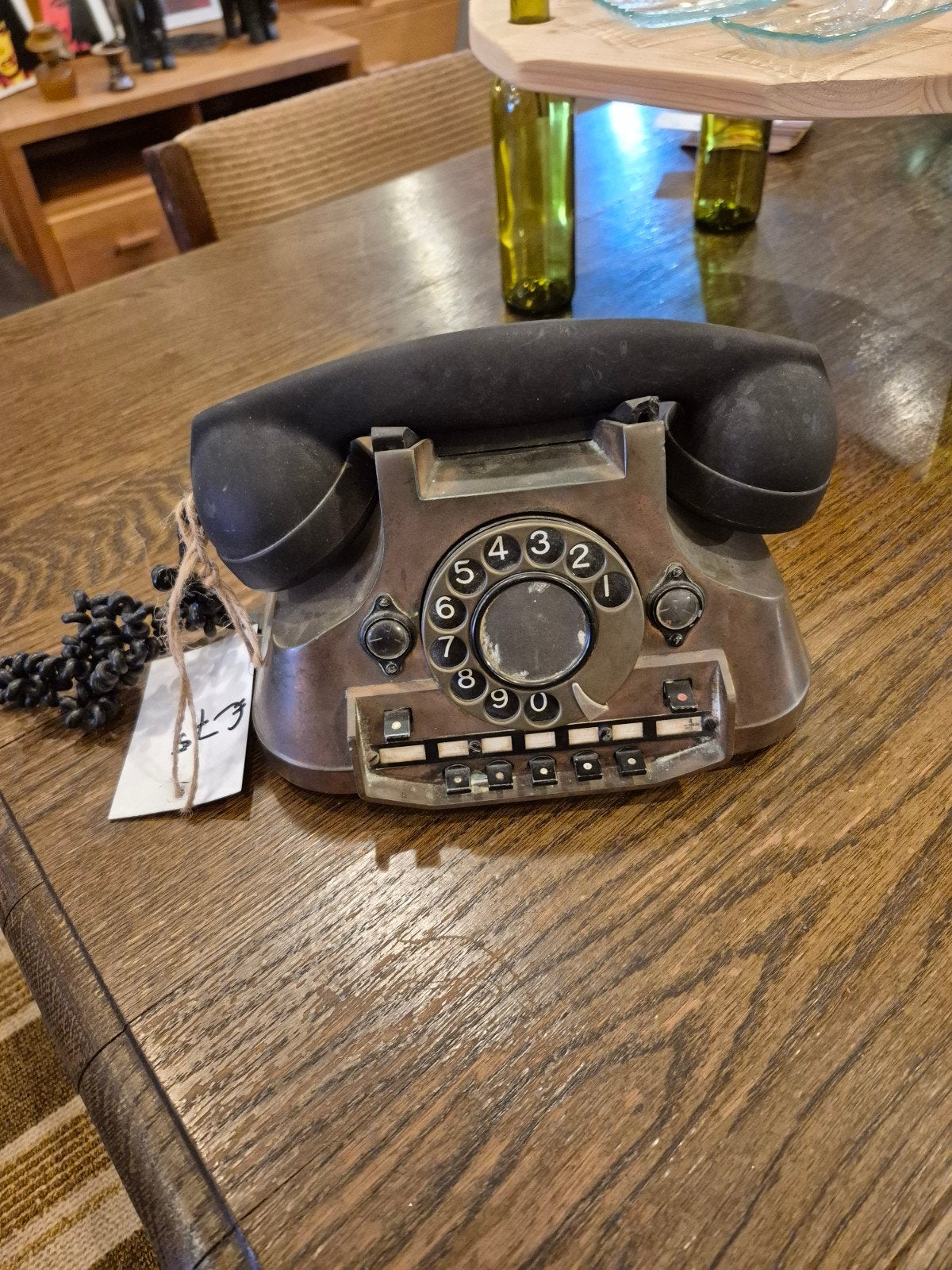 Vintage Telefoon met Draaischijf - Decoratief Item, Ophalen of Verzenden